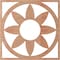 Ekena Millwork Blume Wood Fretwork Pierced Ceiling Medallion, Cherry, 40"OD x 13 7/8"ID x 3/8"T CMWP40X40X0375BLCH - alternate 4